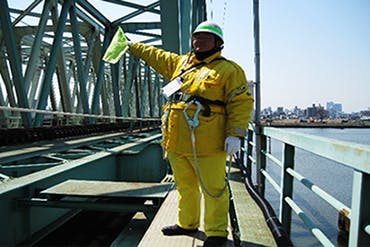 列車見張りスタッフ