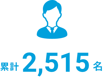 正社員登用人数2,515名