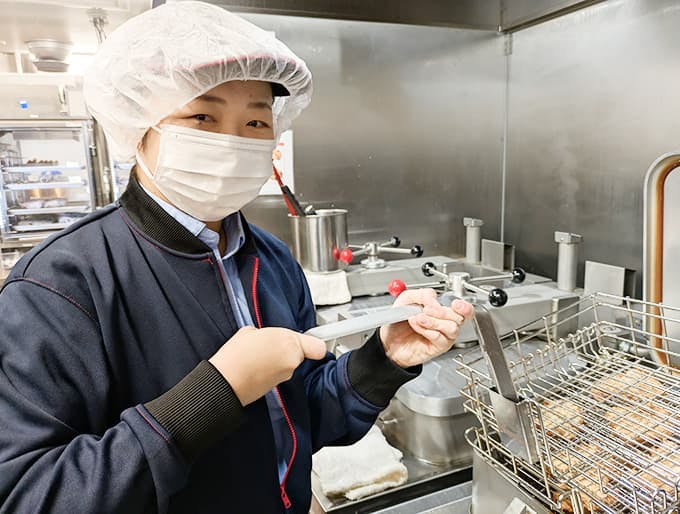 店舗での丁寧な調理・提供