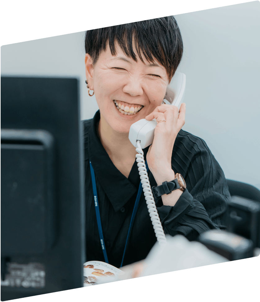 社内業務の要となる、正確で丁寧な仕事