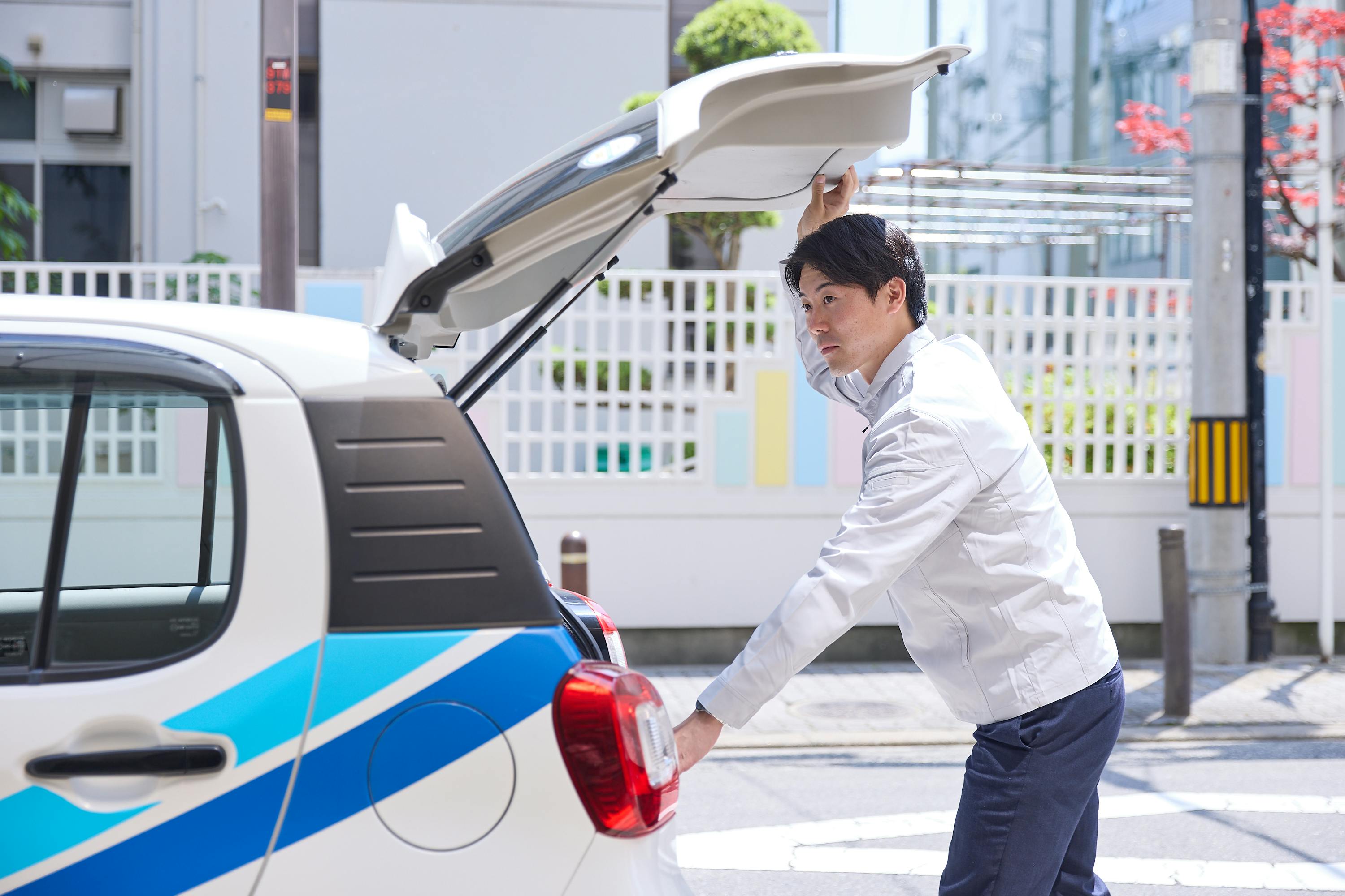 お客様のもとへ移動