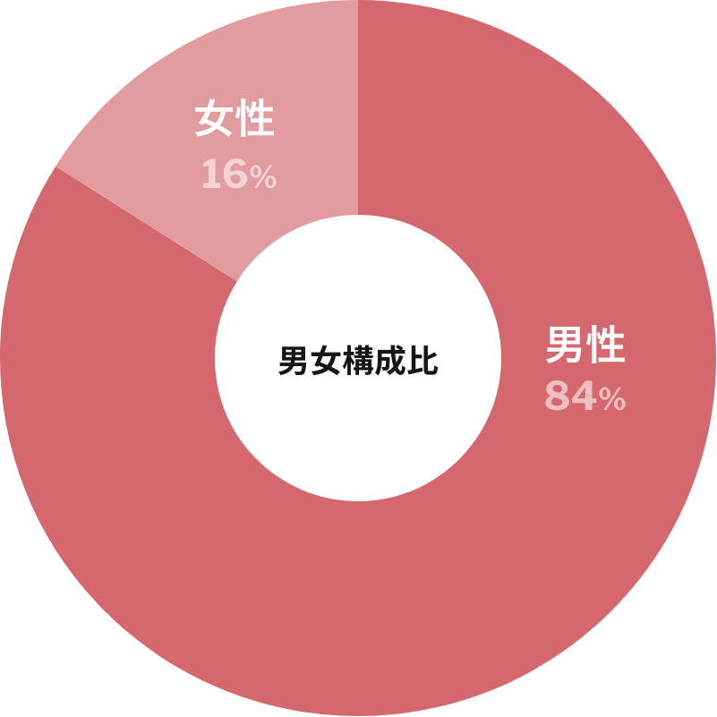 男女構成比率